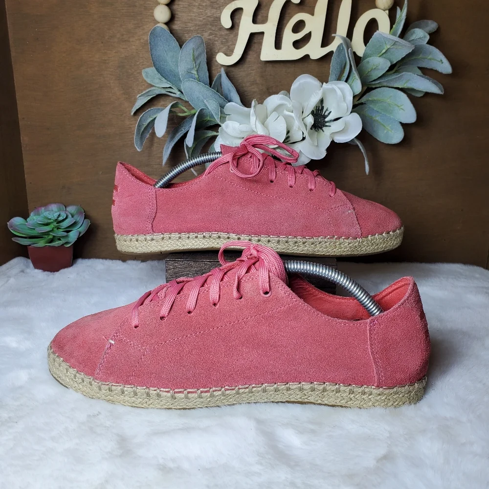 TOMS Lena Suede Espadrilles Women's Size 9